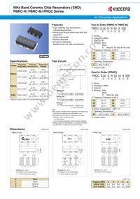 PBRV4.91MR50Y000 Datasheet Page 2