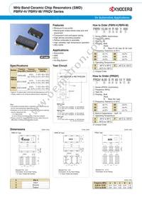 PBRV4.91MR50Y000 Datasheet Page 3