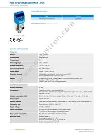 PBS-RP100SN1SS0BMA0Z Datasheet Page 2