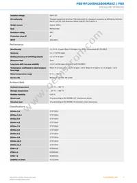 PBS-RP160SN1SS0BMA0Z Datasheet Page 3