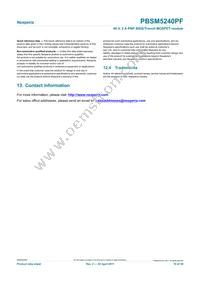 PBSM5240PF Datasheet Page 19