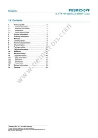 PBSM5240PF Datasheet Page 20