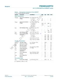 PBSM5240PFH Datasheet Page 12