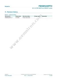 PBSM5240PFH Datasheet Page 17