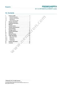 PBSM5240PFH Datasheet Page 20