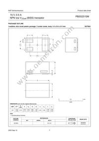 PBSS2515M Datasheet Page 8