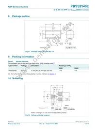 PBSS2540E Datasheet Page 9