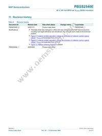 PBSS2540E Datasheet Page 10