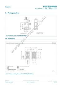 PBSS2540MB Datasheet Page 8