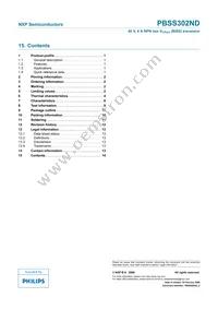 PBSS302NDH Datasheet Page 15