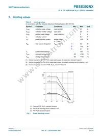 PBSS302NX Datasheet Page 4