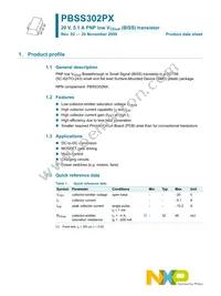 PBSS302PX Datasheet Page 2
