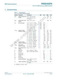 PBSS302PX Datasheet Page 7