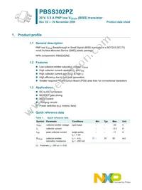 PBSS302PZ Datasheet Page 2