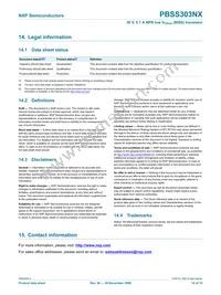 PBSS303NX Datasheet Page 15