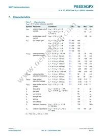 PBSS303PX Datasheet Page 7