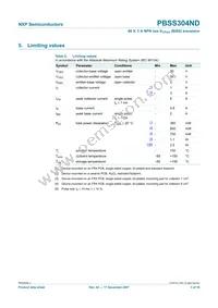 PBSS304ND Datasheet Page 4