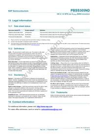 PBSS305ND Datasheet Page 15