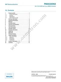 PBSS305NX Datasheet Page 16