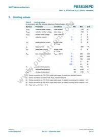 PBSS305PD Datasheet Page 4