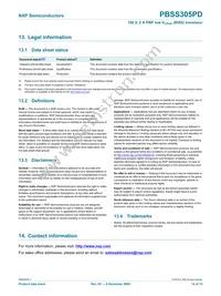 PBSS305PD Datasheet Page 15