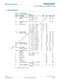 PBSS305PX Datasheet Page 7