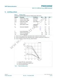 PBSS306NZ Datasheet Page 4