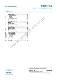 PBSS306NZ Datasheet Page 15