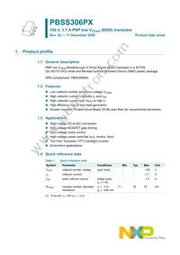 PBSS306PX Datasheet Page 2