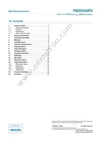 PBSS306PX Datasheet Page 16