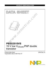 PBSS3515VS Datasheet Page 2