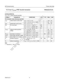 PBSS3515VS Datasheet Page 5