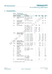 PBSS4021PT Datasheet Page 7