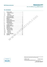 PBSS4021PT Datasheet Page 15