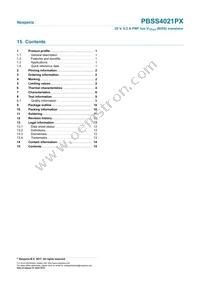 PBSS4021PX Datasheet Page 15