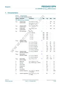 PBSS4021SPN Datasheet Page 7