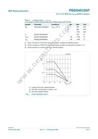 PBSS4032NT Datasheet Page 4