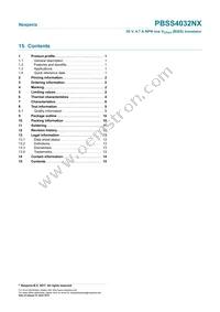 PBSS4032NX Datasheet Page 15