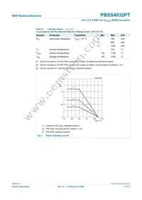 PBSS4032PT Datasheet Page 4