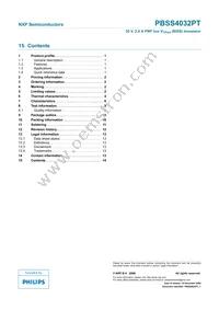 PBSS4032PT Datasheet Page 15