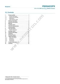 PBSS4032PX Datasheet Page 15