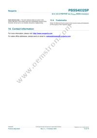 PBSS4032SP Datasheet Page 14