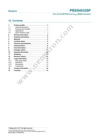 PBSS4032SP Datasheet Page 15