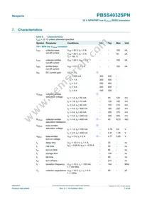 PBSS4032SPN Datasheet Page 7