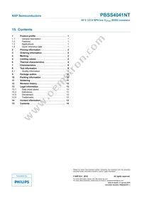 PBSS4041NT Datasheet Page 15