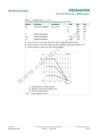 PBSS4041NX Datasheet Page 3