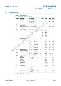 PBSS4041NX Datasheet Page 6