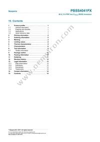 PBSS4041PX Datasheet Page 15