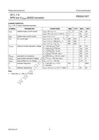PBSS4130T Datasheet Page 5