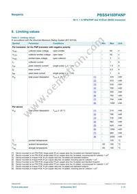 PBSS4160PANP Datasheet Page 3